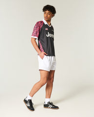Mid-Thigh Hybrid Active Shorts-white