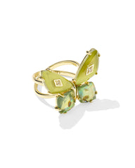 Bianca Butterfly Gold Cocktail Ring