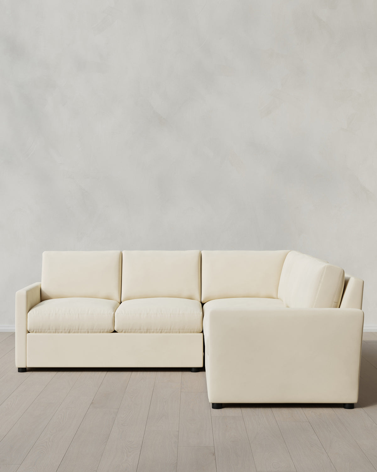 Brennan Performance Velvet L Sectional