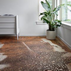 Alexander Home Sierra Faux Cowhide Rug - 5' x 6' 6"