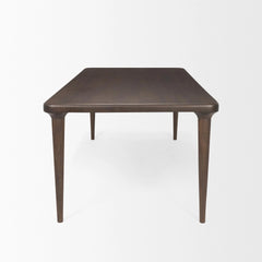 Suvan 72" Medium Brown Rectangular Solid Wood Table