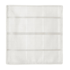 Elrene Elegance Plaid Damask Fabric Set of 4 Napkins - 17" w x 17" l