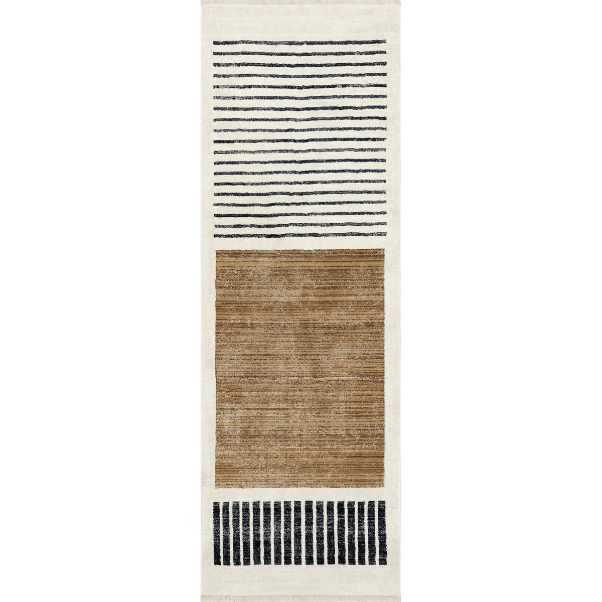 Nuloom Keeva Modern Striped Fringe Area Rug