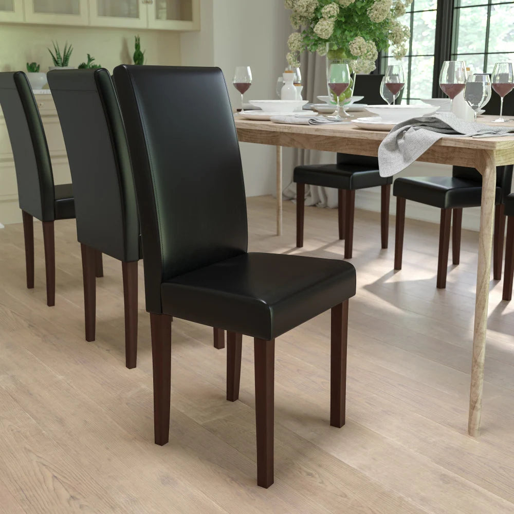 Upholstered Wood Parsons Chair (Set of 2) - 19"W x 21.5"D x 40"H