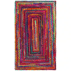 SAFAVIEH Georgine Handmade Nanny Braided Bohemian Cotton Rug