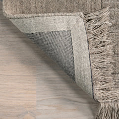 Mozai Fringed Wool-Blend Area Rug