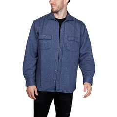 TailorByrd Men's Quilted Shirt Jacket