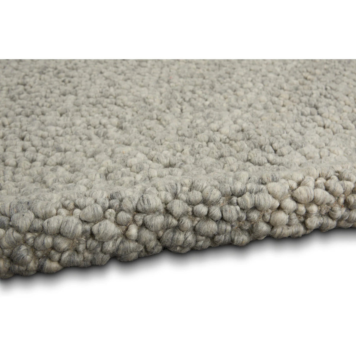 Calvin Klein Riverstone Modern Textured Loop Solid Wool Area Rug