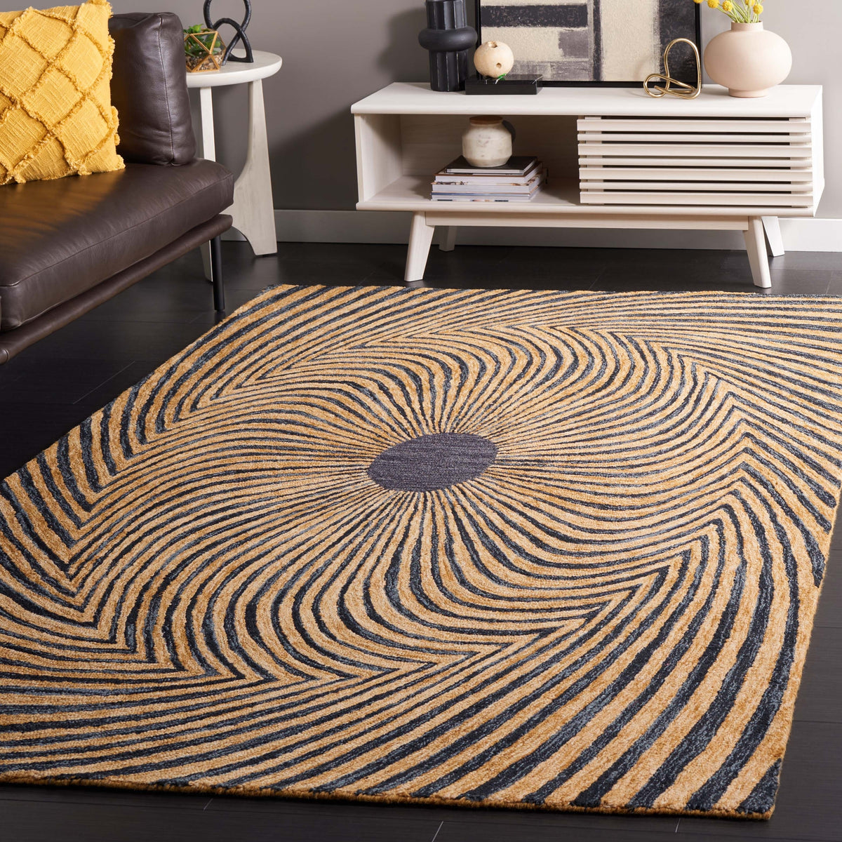 SAFAVIEH Handmade Metro Gayatri French Country Wool Rug