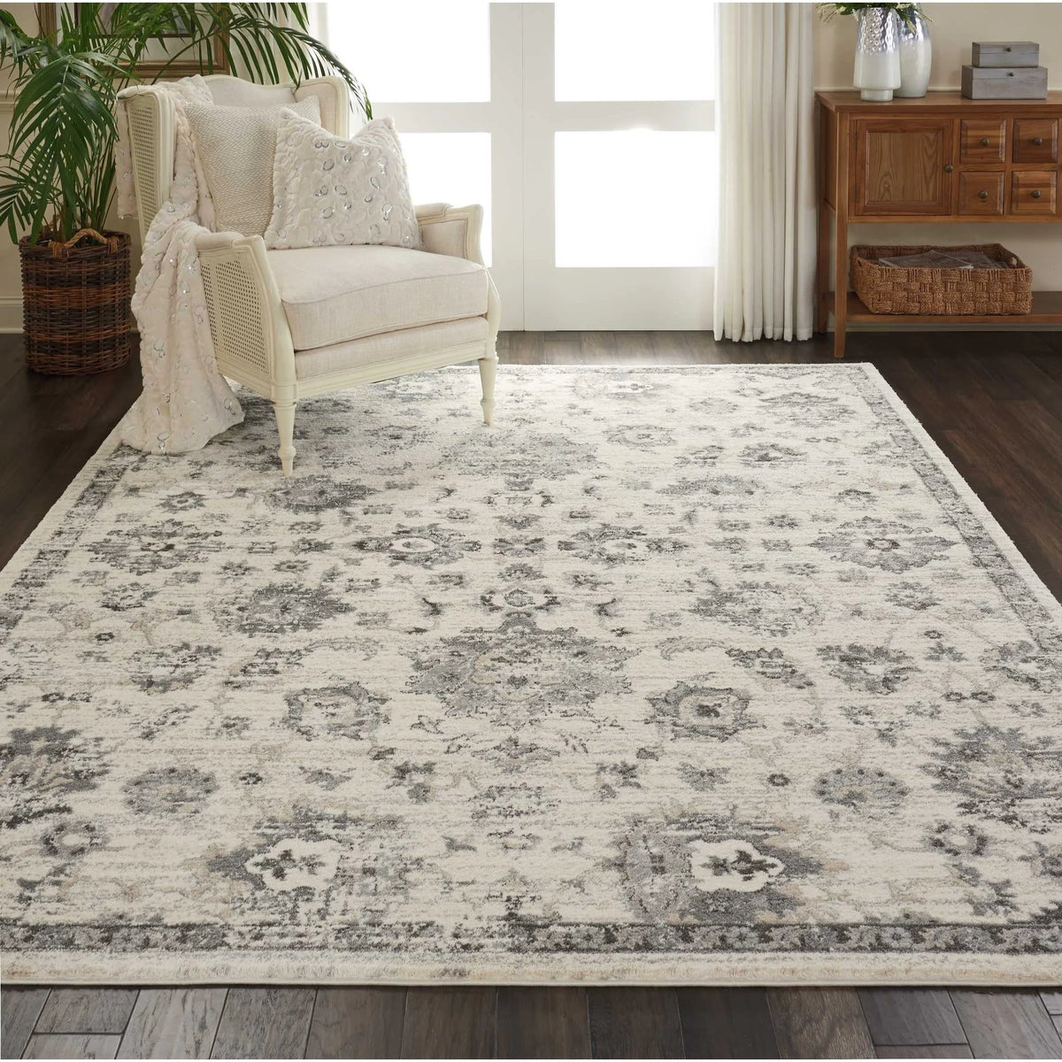 Nourison Fusion Vintage Floral Area Rug