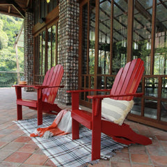 Cambridge Casual Austin Outdoor Adirondack Chair - Red