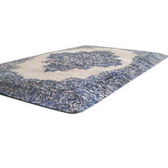 World Rug Gallery Distressed Medallion Cushioned Anti-Fatigue Mat