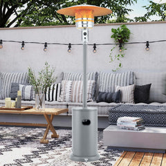 Costway 50,000 BTU Patio Heater with Wheels Round Table Design & - See Details