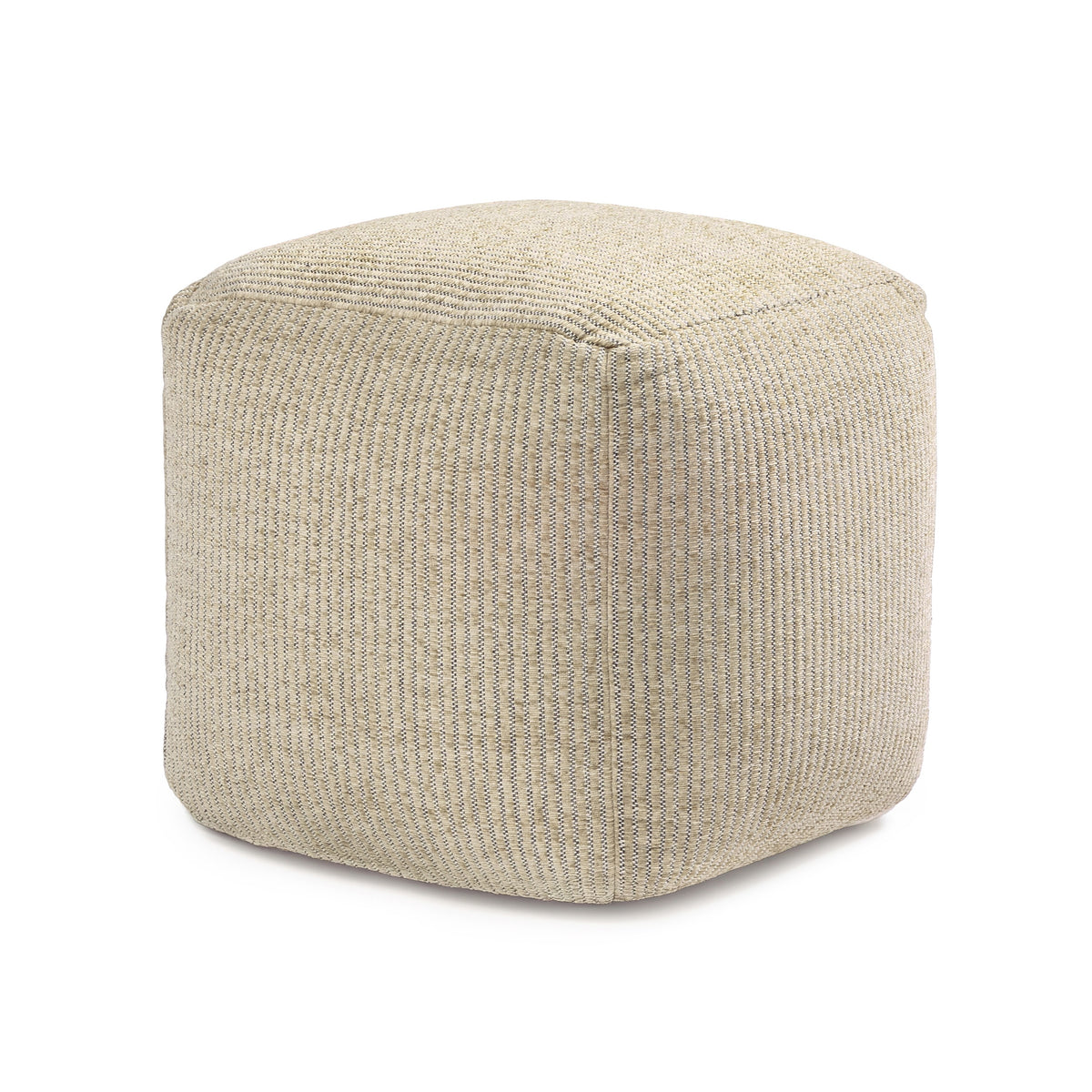 Jani 20-inch Ottoman Pouf - Handcrafted Handmade Ottoman for Seating, Footrest, Home Decor for Living Room, Bedroom