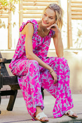 Dime A Dozen Floral Jumpsuit