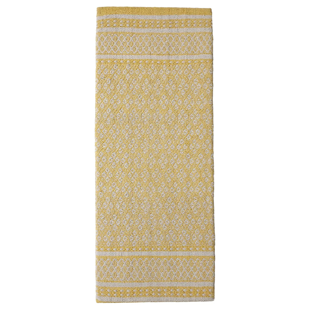 Luxurious Woven Cotton Kitchen Runner Mat Rug - Anti-Fatigue, Anti-Skid, Cushioned - 18''x48''