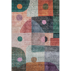 Premium Washable Super Soft Modern Retro Mayfield Rug