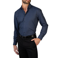Vince Camuto Men's Diamond Stretch Dress Shirt - Slim Fit
