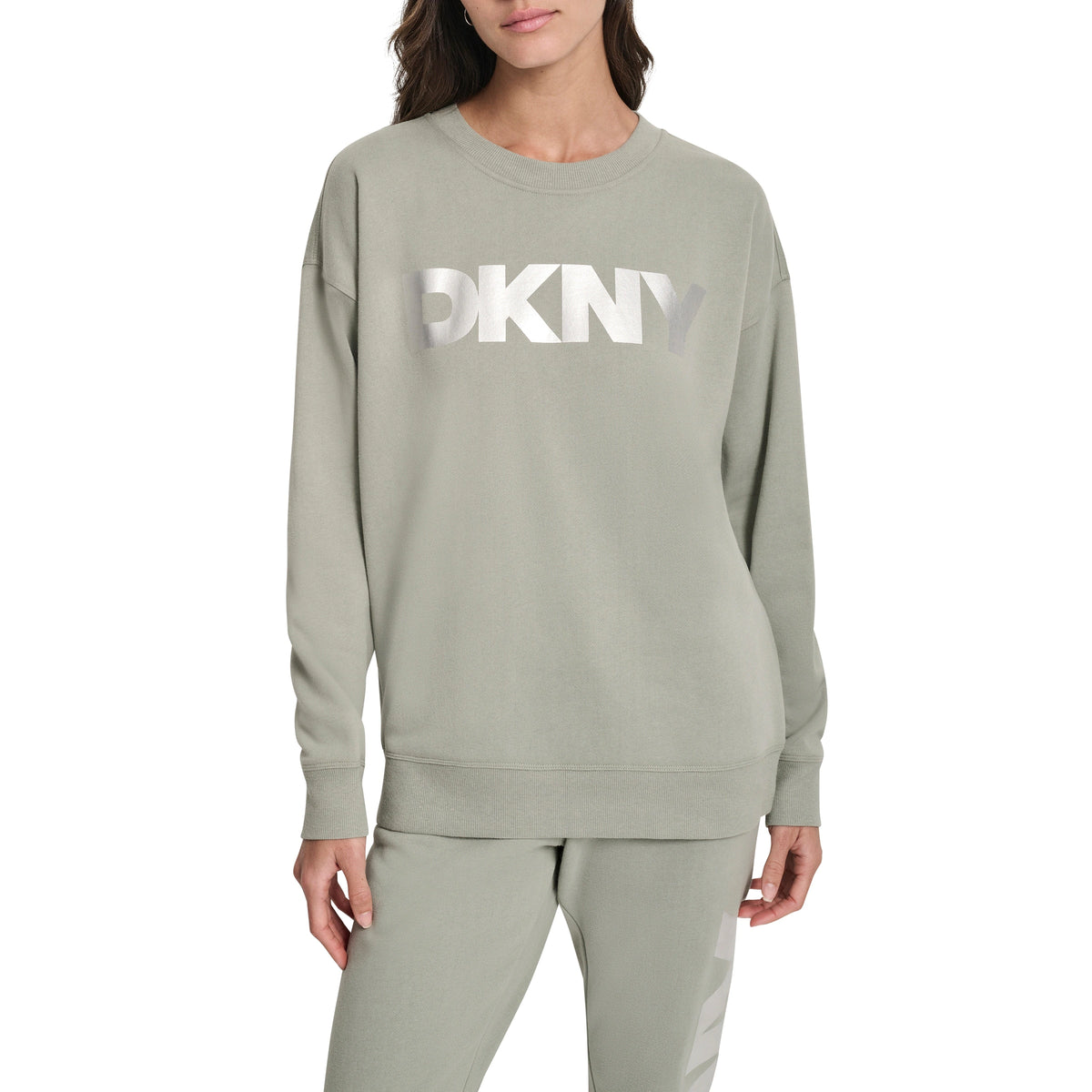 DKNY Sport Foil Logo Crewneck Sweater