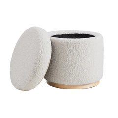 Linon Rue Sherpa/Corduroy Storage Ottoman