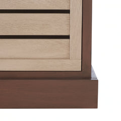 SAFAVIEH Mozella 3-Drawer Cushion Bench - 42" W x 15" D x 20" H - 42Wx15Dx20H