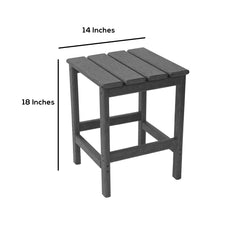 Laguna Hdpe All Weather Outdoor Patio Rocking Chair With Side Table (2-Piece Set)