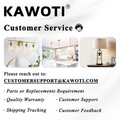 KAWOTI 5.5"W 2-light Dimmable Wall Sconce (Set of 2)
