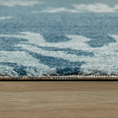 Caistor Coastal Coral Reef Pattern Tropical Area Rug