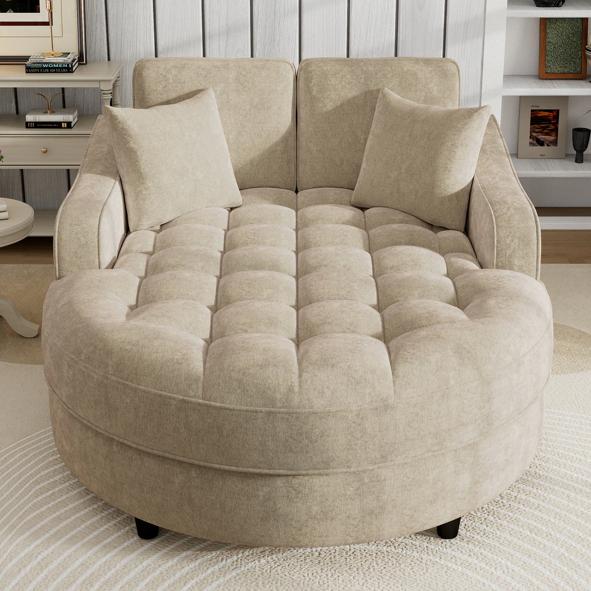 Modern Oversized Chaise Lounge Sofa Bed by Harper & Bright Designs