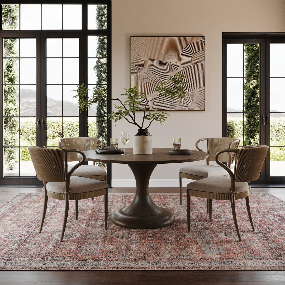 Nuloom Mirelli Antiqued Jute-Blend Area Rug