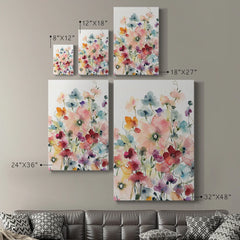 Poppies and Sweetpeas Premium Gallery Wrapped Canvas - Ready to Hang