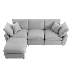 Harper&Bright Designs L Shaped Sofa with Reversible Chaise