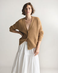 100% Organic Cotton Poplin Pintuck Maxi Skirt